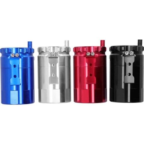 Universal Auto Oil Catch Can Breather Reservoir with Mounting Parts Aluminium Alloy Auto accessories