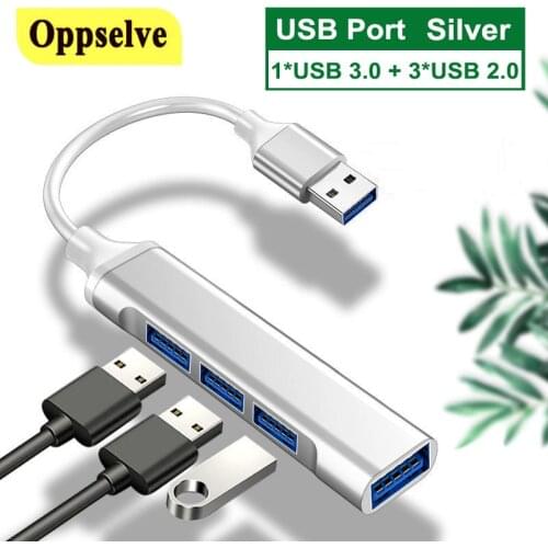 USB C HUB Adapter USB 3.0 2.0 Type C 3.1 4 Port Multi Splitter OTG USB Adapter for Macbook Pro Air 2021 Laptop Notebook Computer