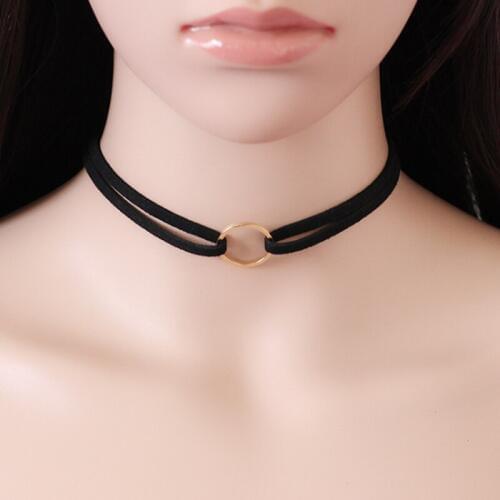 Fashion Multi Layers Black Brown Velvet Chokers Necklaces for Women Collar Necklaces with Gold Silver Color Pendant Jewelry