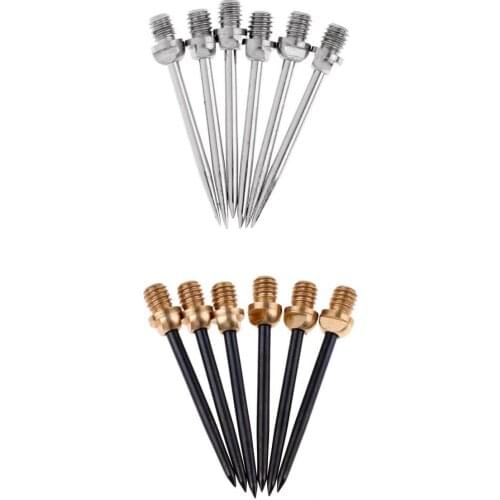 12 Count of 2BA Darts Steel Points Converter Points Converter Tips - Black & Silver, Dart Accessory