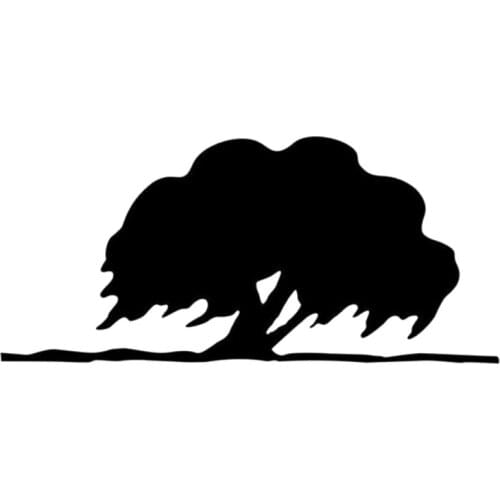 17cm*8cm Creative Dazzle Cool Oak Tree Modeling Car Stickers Pvc Fashion Personality Auto Parts Motorcycle Helmet Decals