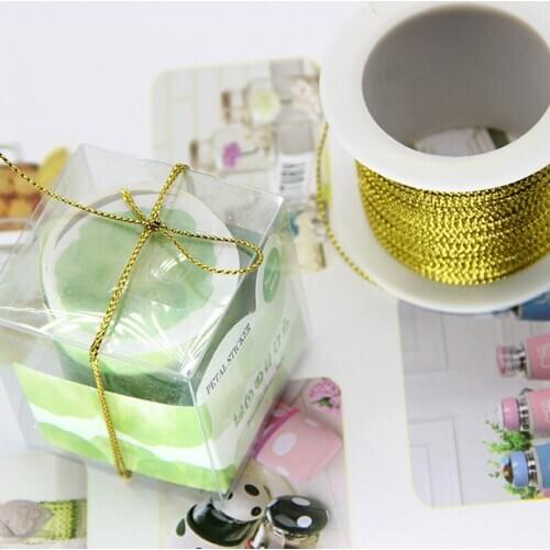 20 meters spot gold silver no-slip rope tag line glitter silver onions tag line Gold/sliver Cords