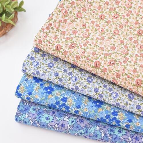 50*135cm Fabrics For Sewing The Cloth Tissus Material Tela Cotton Fabric Meter For Patchwork Knitwear For Dolls Flower D30