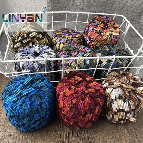 50g*5 balls Space dye track yarn Hand mixed thread Bag Clothes match yarn for knitting Featured fancy thread Sewing Supplies ZL4