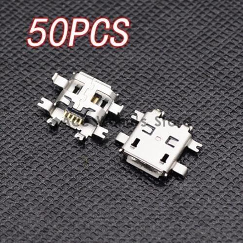 50pcs Micro USB 5pin B type Female Connector For Mobile Phone Micro USB Jack Connector 5 pin Charging Socket