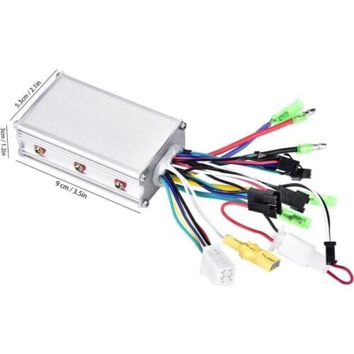 60°/120°36/48V 350W Motor Brushless Controller LCD Meter Electric Bike