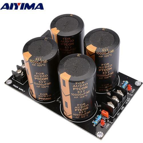 AIYIMA 50A Dual Power Rectifier Filter Power Supply Board Amplifier Rectifier 63V 10000UF Power Supply Board DIY Speaker Amp