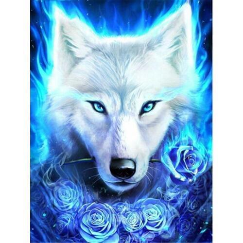 Diamond Embroidery Animals Full Diamond Painting Wolf Picture Of Rhinestones Painting With Diamonds Decor Home