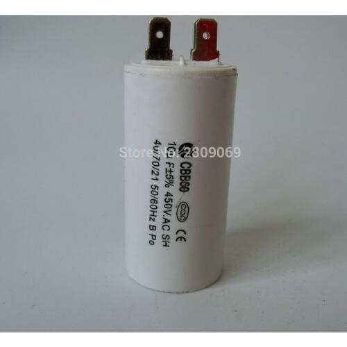 CBB60 10uf,450v,50/60Hz,40/70/21,,four skewer slice, cylindrical