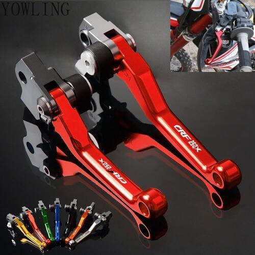 CNC Pit bike Motorcycle Dirt Bike For honda CRF250X CRF250 X CRF 250X 2014 2015 2016 2017 Pivot Foldable Brake Clutch Levers