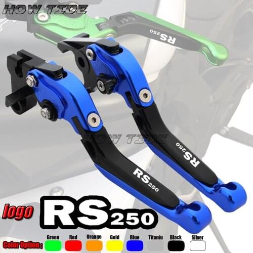 CNC Adjustable Folding Motorcycle Brake Clutch Levers For Aprilia RS250 RS 250 1998 1999 2000 2001 2002 2003