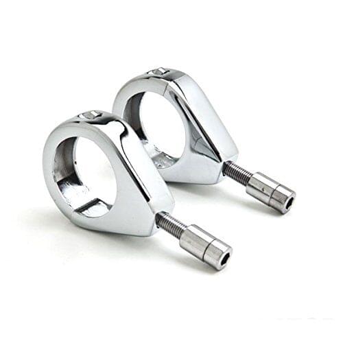 For Harley Davidson Softail Cross Bones Deuce Rocker Motorcycles Accessories Chrome Turn Signal Relocation Fork Clamp Kit 41mm