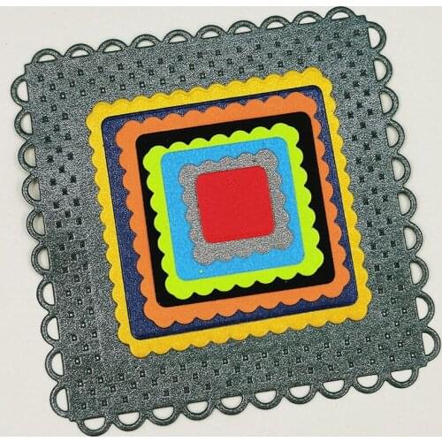 Combination Lace Metal Cutting Die Stencils Scrapbooking Troqueles Clear Stamps and Dies Embossing Folder Card Making Mould