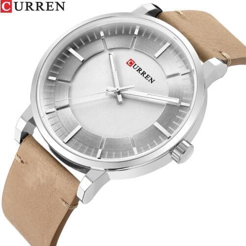 Top Brand CURREN Classic Mens Watches Fashion Analog Quartz Wrist Watch Male Simple Clock Casual Leather Watch Relogio Masculino