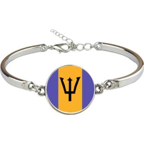 New Flag Map Bracelet Antigua and Barbuda Austria Australia Barbados Bahamas Papua New Guinea Flag Gem Bracelet Bracelet