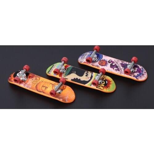 Alloy Stand Finger Skateboard FingerBoard Skate Kid Toys Children Gift BX0D