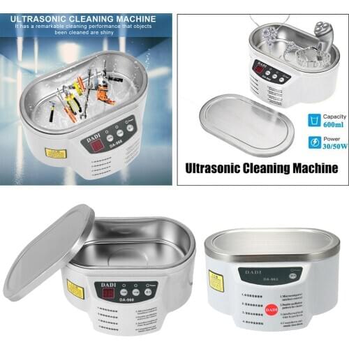 Professional Ultrasonic Jewelry Cleaner for Eyeglasses Rings Coins Jewellery Kitchen Ultrasonic Cleaner Machine Industrial Home