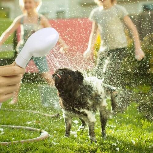 Pet Shower Sprayer Slip On Hose Portable Shower Head Dog Sprayer for Tub Faucet JAN88