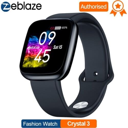 Zeblaze Smart Watch Crystal 3 Smart Band 1.3 inch Screen Mulit Language WR IP67 Heart Rate Blood Pressure Long Battery Life IPS