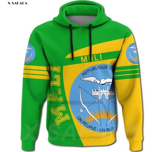 Africa Country Mauritius Mayotte Melilla 3D Over Print Hoodie Man Women Zipper Pullover Sweatshirt Jersey Streetwear Tracksuits
