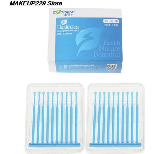 10pcs/box Dental Adhesive Tip Applicator Tooth Crown Porcelain Veneer Disposable Health Care