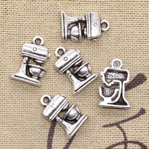 15pcs Charms Electric Mixer Kitchen Cooking Coffeemaker Coffee 16x10mm Antique Pendant fit,Vintage Tibetan Bronze Making