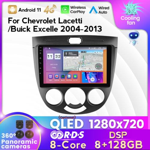 MEKEDE Android 10 4G Car Radio Multimedia Video Player Navigation GPS For Chevrolet Lacetti J200 BUICK Excelle Hrv 2004 2013