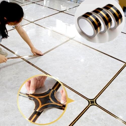 20pcs Self adhesive Diagonal tile sticker Background Wall Mural PVC tile gap sealing strip tape Beauty Seam Line Home Decoration