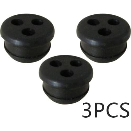 3 Pack Fuel Line Gas Tank 3 Hole Grommet for Echo Trimmer Blower V137000030 Fuel Gas Line Pipe Hose For Trimmer Chainsaw Blower