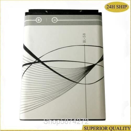 10PCS BL-5B for Nokia 3230 5070 Battery 5140i 5140 5500 5200 5300 6020 6060 6070 6021 6080 6120 6120C 7620 7260 7360 N80 N90