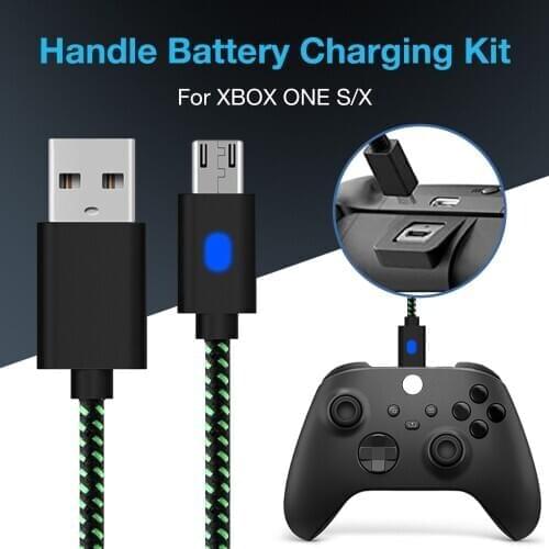 1200mAh Rechargeable Batteries For XBOX ONE S/X Handle Charging Wireless Controller Gamepad Charging Battery Kit Charger Cable