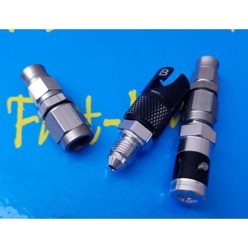AN-3 AN3 Brake Line Fluid Quick Release disconnect Connector Fitting Adapter with 2pcs 3an adaptor for ptfe brake hose