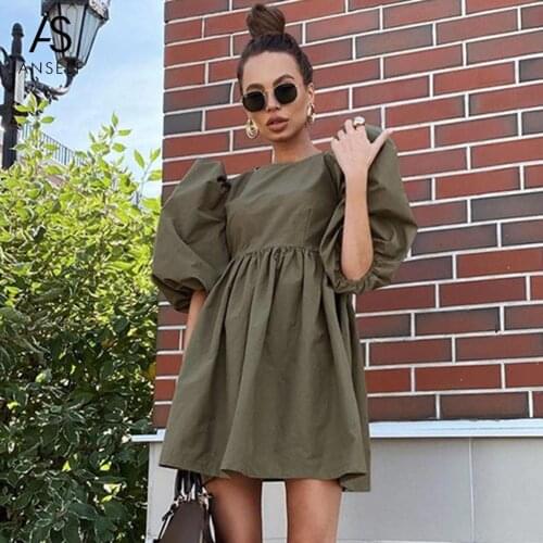 ANSELF Summer Dresses With Sleeves