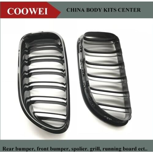 Auto Exterior Replacement Central Grilles For BMW 6 Series F13 F12 F06 640i 650i M6 640d 2012+ Gloss Black Racing Grills Sale
