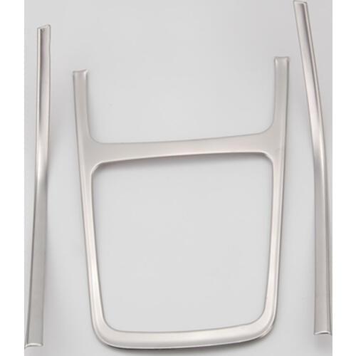 BBQ@FUKA ABS Car Console Storage Box Frame Cover Trim Gear Side Panel Trim For Mercedes Benz GLA CLA200 220 A180 Car-styling