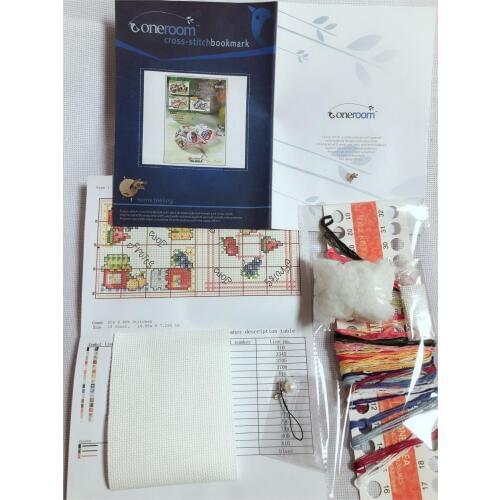 BB Cross Stitch Pin Neddle Cushion SR-P72 Biscornu Needlework DIY Kit For Embroidery Set Cotton Thread Counted Cross-Stitching