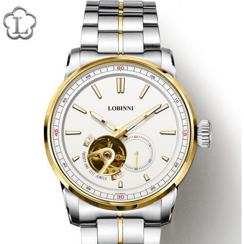 LOBINNI Watch Men Fashion Business Mechanical Japan MIYOTA Automatic Male Watches Top Brand Luxury Design Waterproof Watch