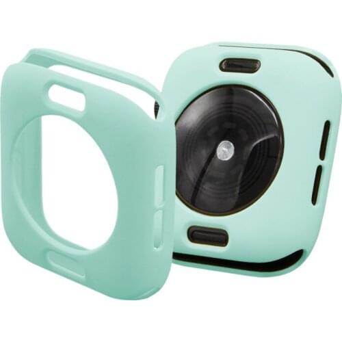 Watch Case For Apple Watch 6 5 4 3 Cover Fall Resistance Bumper Soft TPU Silicone Case for iWatch Series 42mm 38mm 44mm 40mm