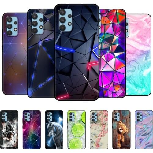 For Samsung Galaxy A32 A52 A72 Case Phone back Cover For Samsung A32 A52 A72 4G 5G 2021 funda coque etui bumper black tpu case
