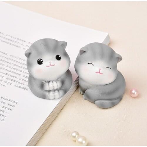 5CM Anime Cat Suit Toys Action Figure Diy Model Ornament Speelgoed Home Office Car Desktop Decoration Art Crafts Statue