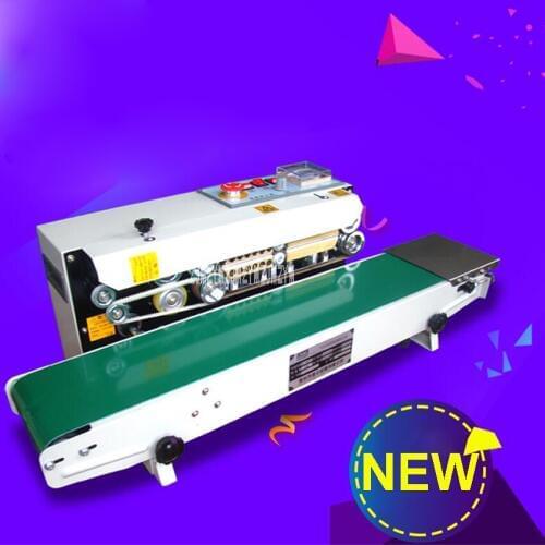 FR800 Automatic Sealing Machine Aluminum Foil Plastic Bag Continuous Film Sealing Machine Food Packing Machine 110V/220V 780W