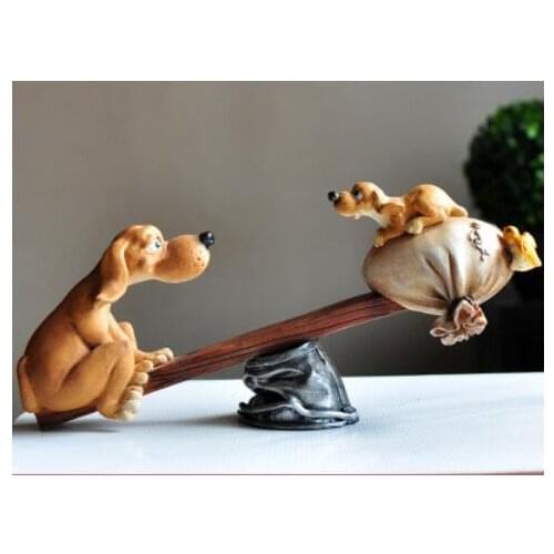 Home dog years gifts lovely things/study crafts The Year of years fortune geomantic gift craft statues Home decoration dies