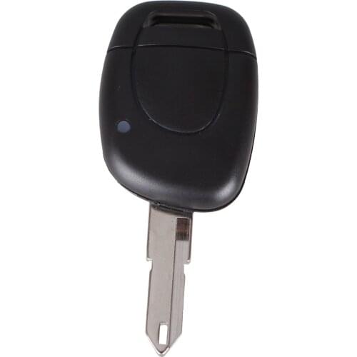 RIOOAK 1 Button Remote Car Key Shell Case Fob For Renault Twingo Clio Kangoo Master NO Chip Uncut Blade Keyless Entry