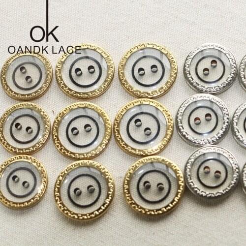 20PCS buttons round matte resin buttons double-sided button coat button windbreaker button