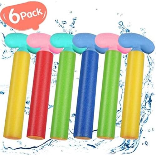 6Pcs Summer Water Guns Kids Toys Pistol Blaster Outdoor Games Interesting Swimming Pool Toy For Children Gifts водяной пистолет