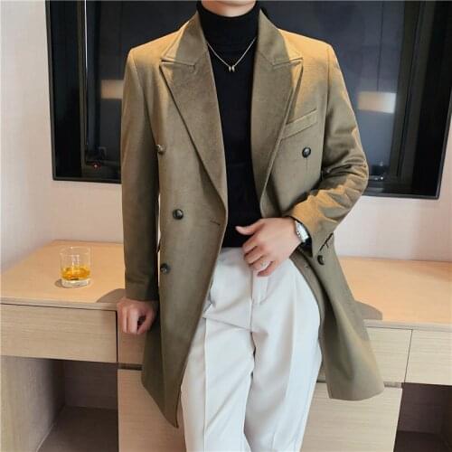 MOTUWETHFR Mens Wool Coats