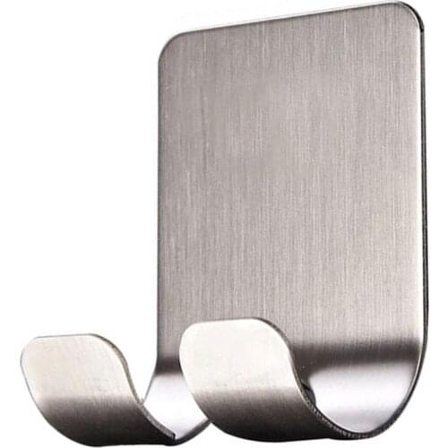 Stainless Steel Hook Wall-Mounted Door Mobile Phone Storage Holder Stand Suspension Bracket