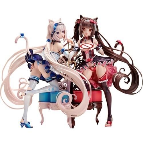 Native 1/7 Scale NEKOPARA Chocola Vanilla PVC Action Figure Anime Sexy Girl Figure Toys Collectible Statue Doll Gift