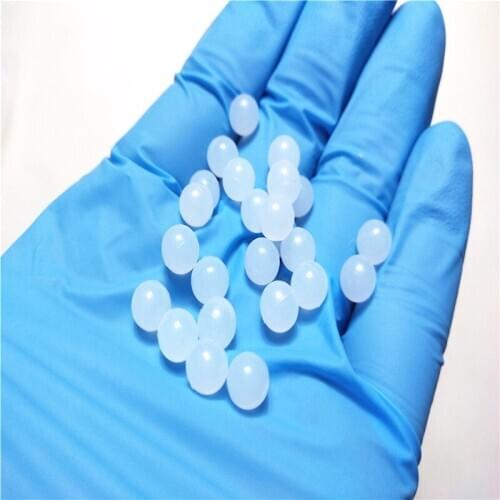 Low price sold 2000PCS diameter 6mm white color silicone balls for Solid wood door expansion joint furniture elastic 6mm ball