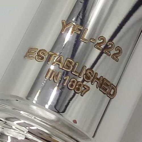 New De Xin Flute 222 Silver Plated Professional Flute Instrument Intermediate Student Flutes C Leg 16 Holes Closed Hole E Key